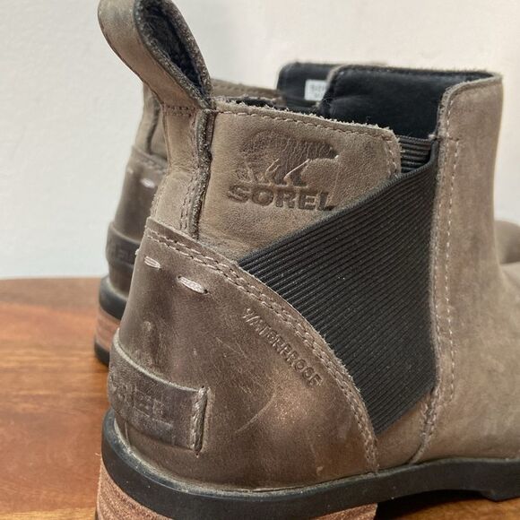 Sorel Emelie Chelsea Leather Boots - Picture 5 of 9